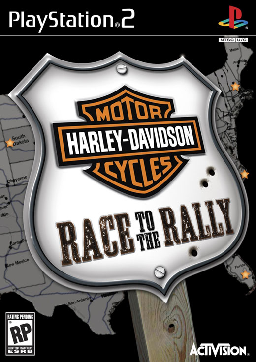 Caratula de Harley-Davidson Motorcycles: Race to the Rally para PlayStation 2