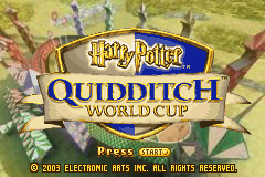 Pantallazo de Harry Potter: Quidditch World Cup para Game Boy Advance