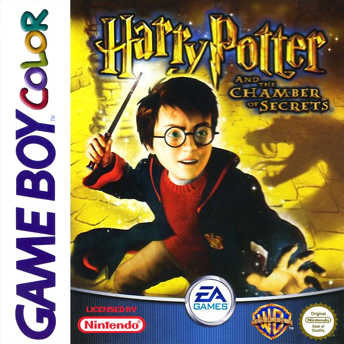 Caratula de Harry Potter and the Chamber of Secrets para Game Boy Color