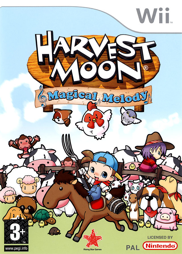 Caratula de Harvest Moon: Magical Melody para Wii