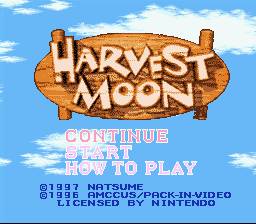 Caratula de Harvest Moon (Consola Virtual) para Wii