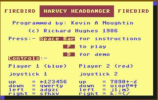 Pantallazo de Harvey Headbanger para Commodore 64