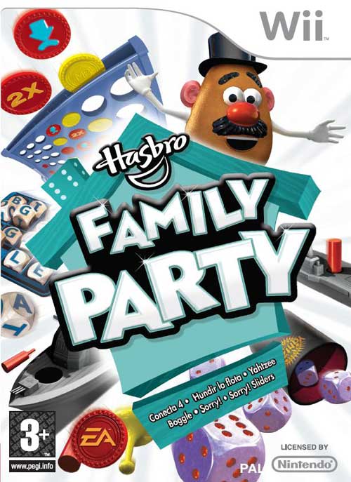 Caratula de Hasbro: Family Party para Wii