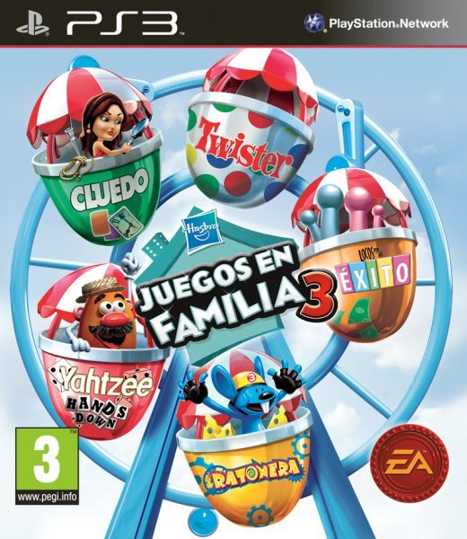 Caratula de Hasbro: Juegos En Familia 3 para PlayStation 3