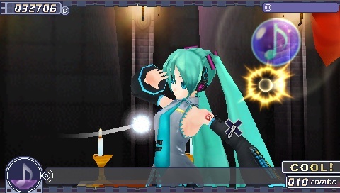 Pantallazo de Hatsune Miku - Project Diva para PSP