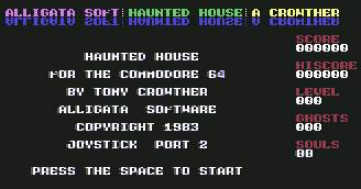 Pantallazo de Haunted House para Commodore 64