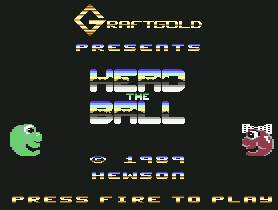 Pantallazo de Head the Ball para Commodore 64
