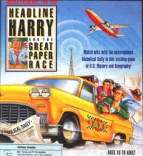 Caratula de Headline Harry and The Great Paper Race para PC