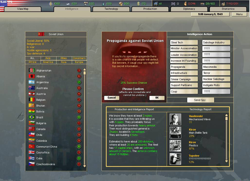 Pantallazo de Hearts of Iron II: Doomsday para PC