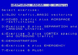 Pantallazo de Heathrow Air Traffic Control para Spectrum