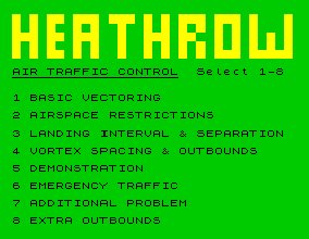 Pantallazo de Heathrow International Air Traffic Control para Spectrum