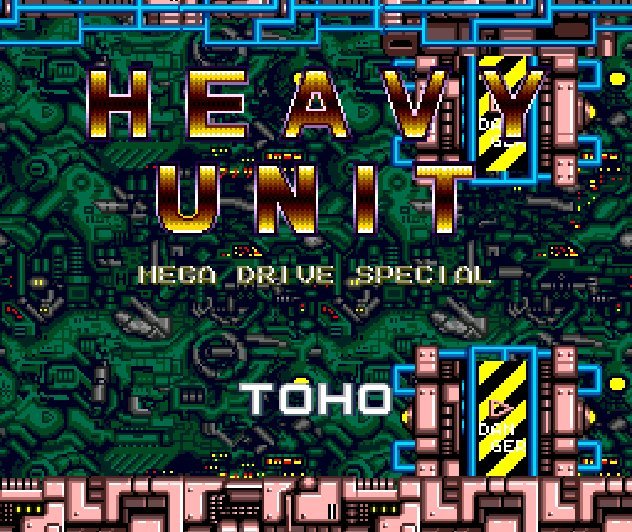 Pantallazo de Heavy Unit para Sega Megadrive