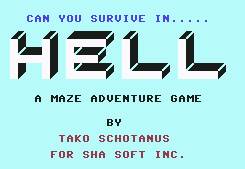 Pantallazo de Hell para Commodore 64