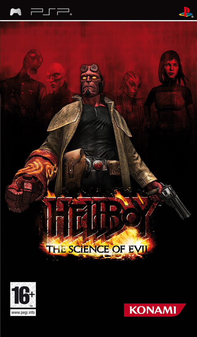 Caratula de Hellboy para PSP