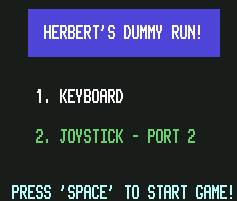 Pantallazo de Herbert´s Dummy Run para Commodore 64