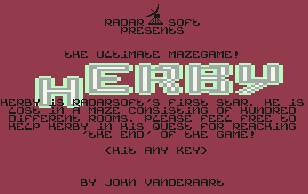 Pantallazo de Herby para Commodore 64