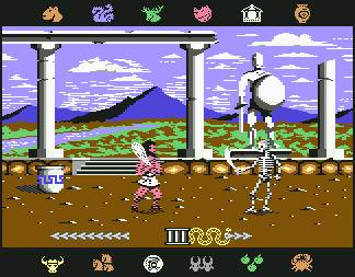 Pantallazo de Hercules: Slayer of the Damned para Commodore 64