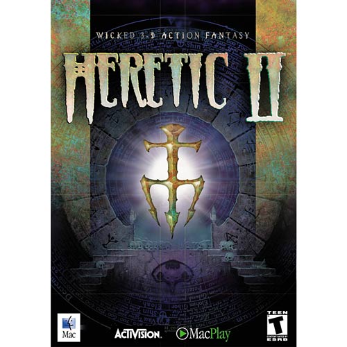 Caratula de Heretic II para PC