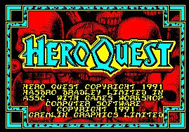 Pantallazo de Hero Quest para Amstrad CPC