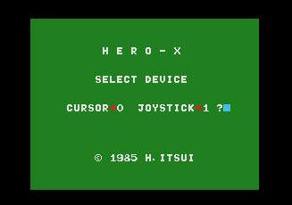 Pantallazo de Hero X para MSX