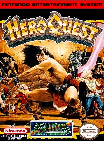 Caratula de HeroQuest para Nintendo (NES)