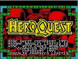 Pantallazo de HeroQuest para Spectrum