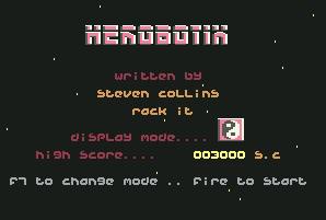 Pantallazo de Herobotix para Commodore 64