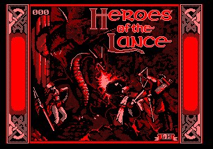 Pantallazo de Heroes Of The Lance para Amstrad CPC