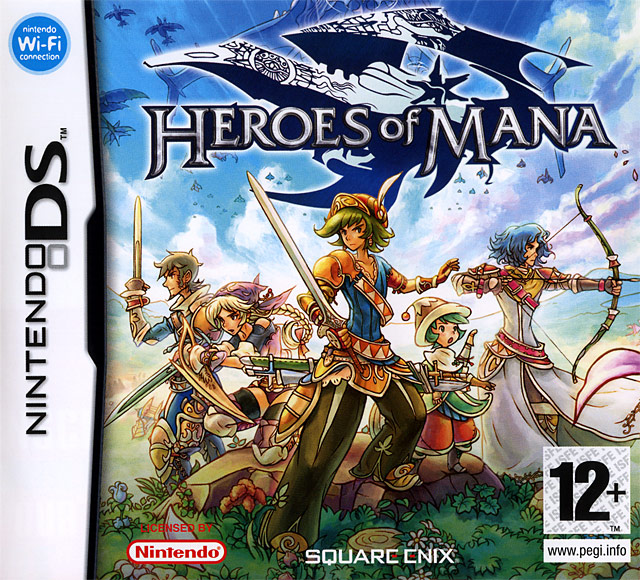 Caratula de Heroes of Mana para Nintendo DS