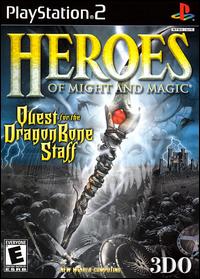 Caratula de Heroes of Might and Magic: Quest for the Dragonbone Staff para PlayStation 2