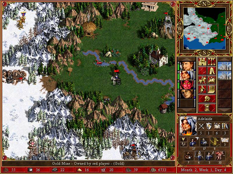 Pantallazo de Heroes of Might and Magic III: The Restoration of Erathia para PC