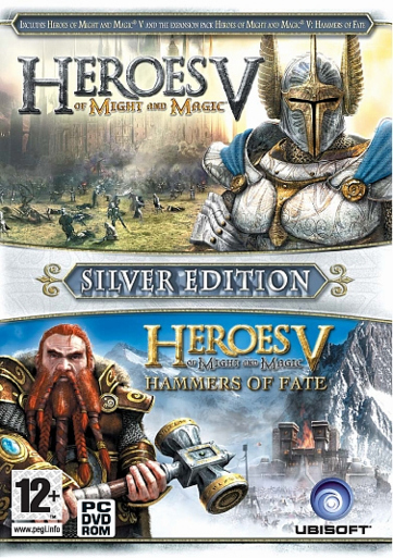 Caratula de Heroes of Might and Magic V: Silver Edition para PC