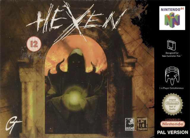 Caratula de Hexen para Nintendo 64
