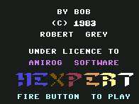 Pantallazo de Hexpert para Commodore 64