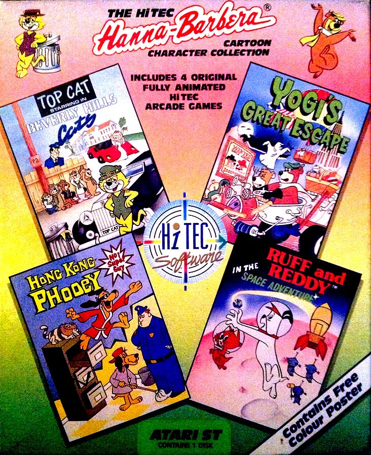 Caratula de Hi-Tec Hanna-Barbera Cartoon Character Collection, The para Atari ST