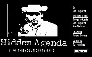 Pantallazo de Hidden Agenda para PC