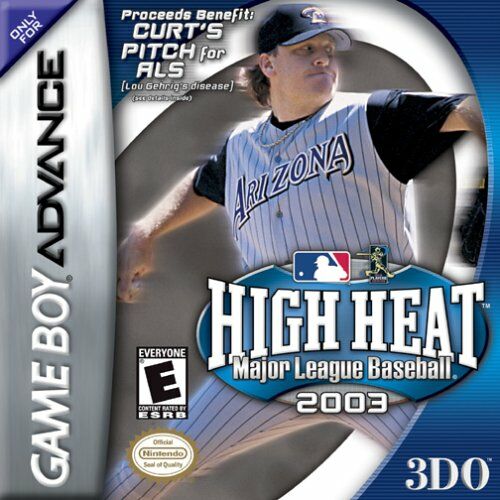 Caratula de High Heat Major League Baseball 2003 para Game Boy Advance