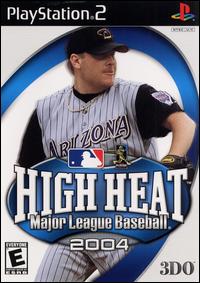 Caratula de High Heat Major League Baseball 2004 para PlayStation 2