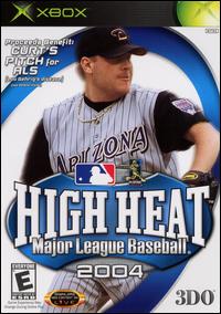 Caratula de High Heat Major League Baseball 2004 para Xbox