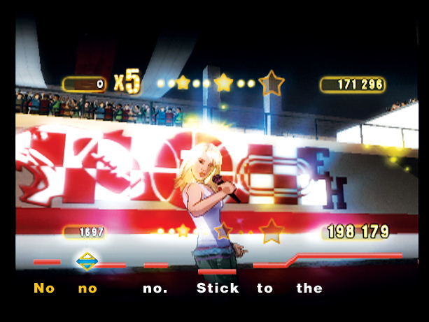 Pantallazo de High School Musical: Sing It! para PlayStation 2