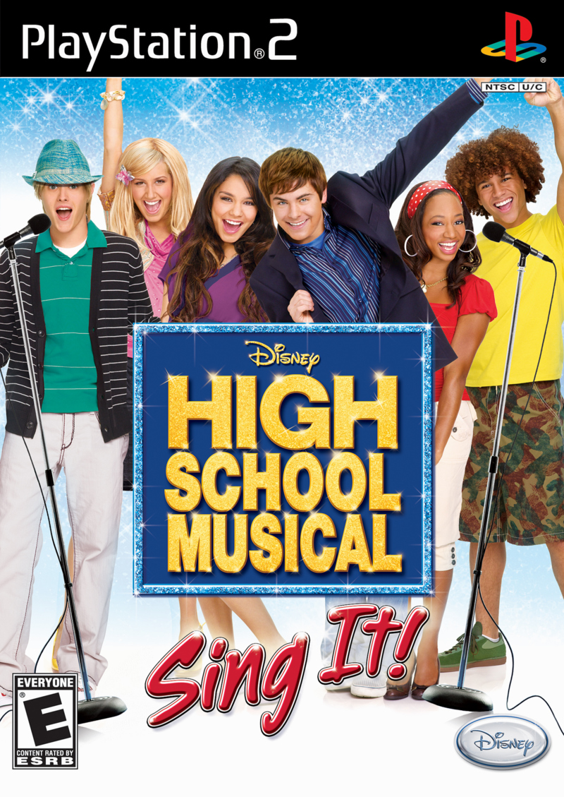 Caratula de High School Musical: Sing It! para PlayStation 2