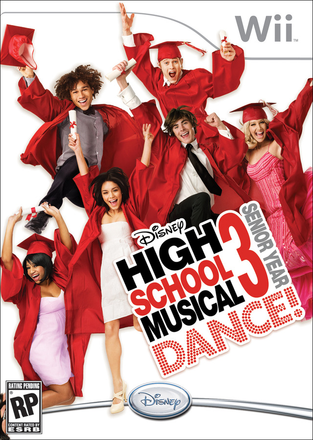 Caratula de High School Musical 3: Fin de Curso - Dance  para Wii