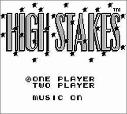 Pantallazo de High Stakes Gambling para Game Boy