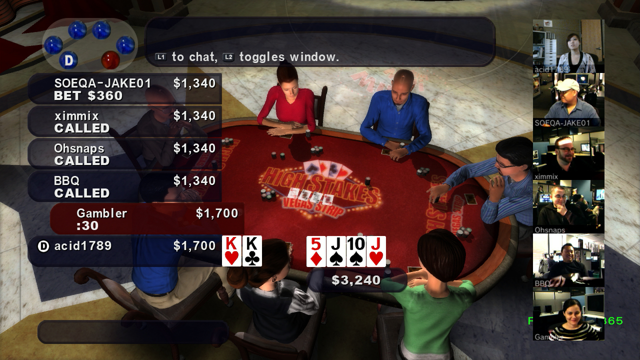 Pantallazo de High Stakes On The Vegas Strip : Poker Edition (PS3 Descargas) para PlayStation 3