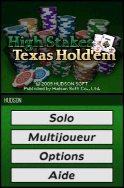 Pantallazo de High Stakes Texas Holdem (Dsi Ware) para Nintendo DS