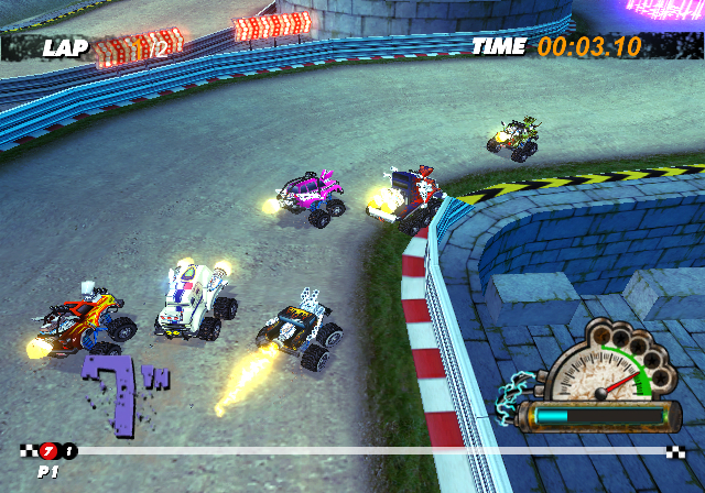 Pantallazo de High Voltage Hot Rod Show (Wii Ware) para Wii