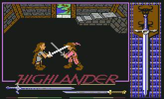 Pantallazo de Highlander para Commodore 64