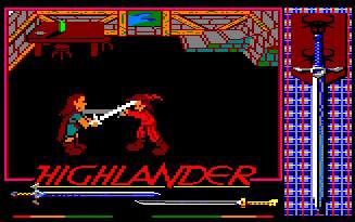 Pantallazo de Highlander para Amstrad CPC