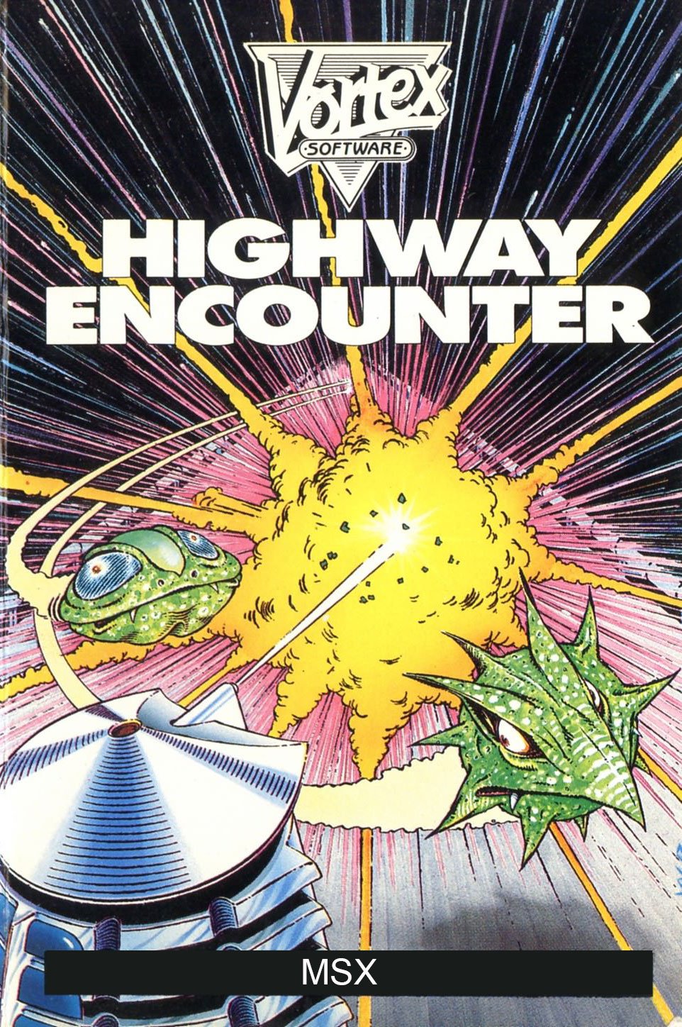 Caratula de Highway Encounter para MSX