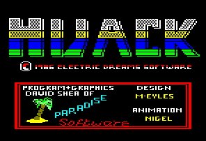 Pantallazo de Hijack para Amstrad CPC